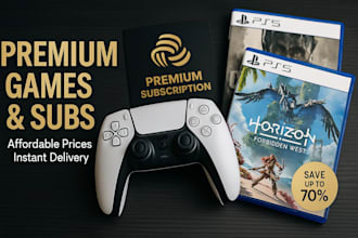 get subscriptions and game deals on any platform for cheaper