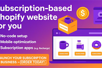 build a subscription based shopify store
