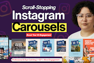 craft professional carousel posts for instagram