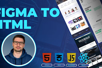 build a responsive custom website from figma using reactjs
