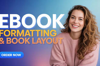 kdp ebook formatting novel formatting interior layout print book formatting