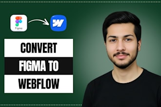 design or develop a webflow website, figma to webflow expert