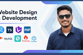 design and develop a modern, responsive scalable website using react, laravel