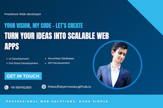 be your mern stack developer for modern web apps