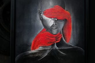 create a beautiful handmade paintings