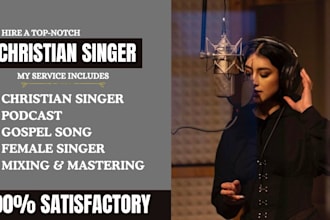 be your female gospel singer songwriter, female vocalist