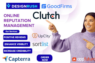 manage your clutch upcity sortlist designrush goodfirms topdeveloper reputation
