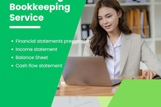 prepare income statement, balance sheet, cash flow statement