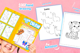 how to draw step by step line drawing with learn to draw