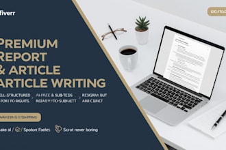 do report drafting and write finance articles