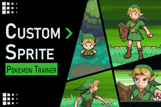 create a custom pokemon trainer sprite