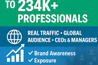 share your content with linkedin 234k audience shoutout promote engagement