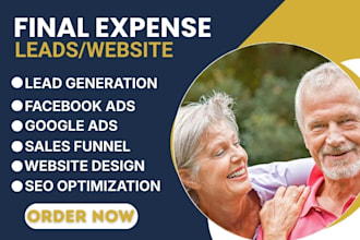 final expense leads burial insurance final expense landing page insurance leads