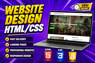design and build a landing page for your business