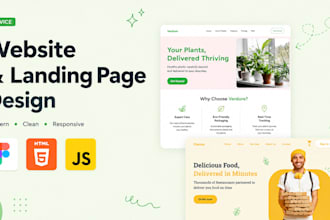 make a bussiness landing page and website from scratch