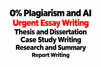 do professionally urgent essay writing as an essay writer