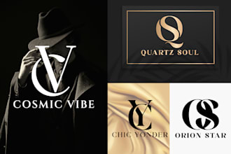 do minimalist monogram initial letter fashion clothing brand logo design