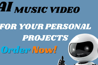 create unique ai generated music video dj logo with a human touch for ur project