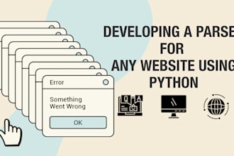 developing a parser for any website using python