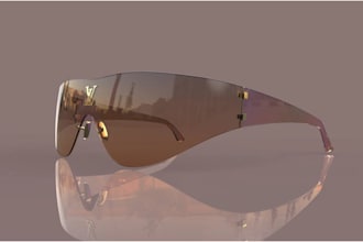 create 3d fashion sunglass, eyewear, eyeglass modeling and rendering