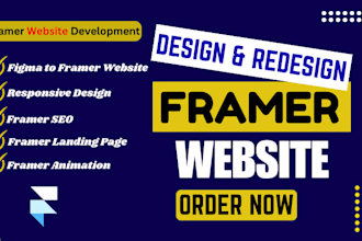 build a modern, responsive framer website for your brand
