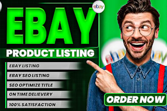 do ebay listing, ebay seo product listing, ebay lister