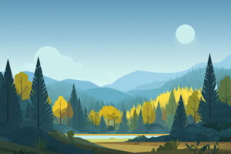 create modern flat design illustration