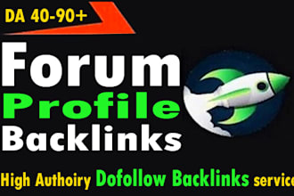 boost ranking with forum profile dofollow backlinks