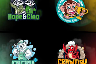 design mascot, character, sports and cartoon logo design