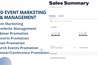manage and market your eventbrite, webinar, or live event to boost registrations