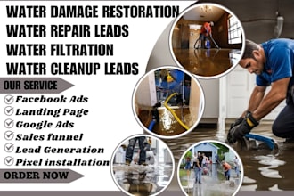 generate water damage restoration leads water repair filtration cleanup leads