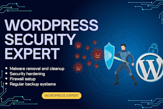 do wordpress malware removal, fix hacked site and provide bulletproof security