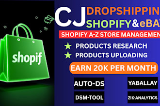 do expert cj dropshipping to ebay shopify wordpress etsy