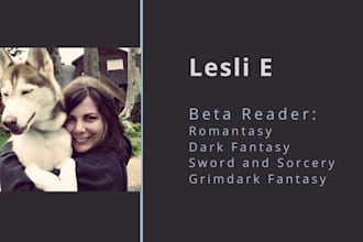 beta read your fantasy or romantasy manuscript