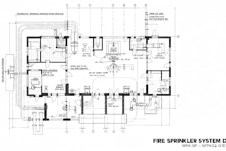 do residential nfpa 13d design, drafting and hydraulic calculations