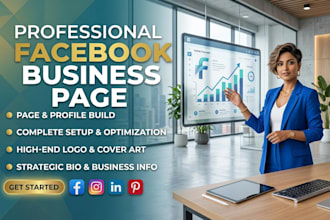 create and setup facebook business page