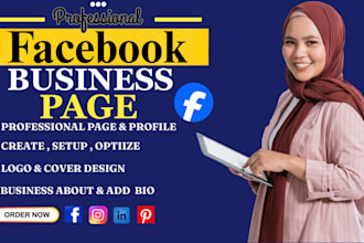 create and setup facebook business page
