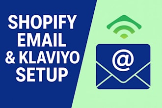 set up high converting shopify email flows and klaviyo automation