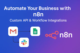 integrate apis and automate tasks using n8n