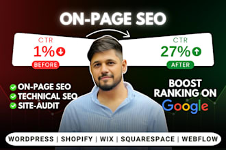 do advanced on page and technical SEO for top google ranking