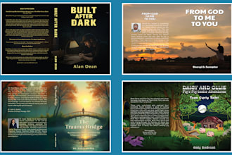 book cover design, print and ebook cover design, kdp cover