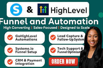 build gohighlevel landing page system io automations system io landing page