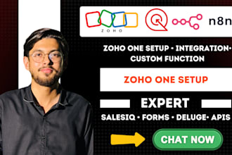be your zoho one expert, zoho crm, zoho saleszoho iq, creator, zoho forms