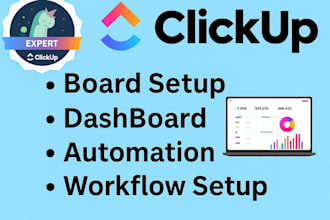 setup clickup workspace as a clickup expert and clickup consultant