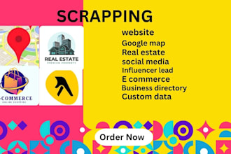 scrape data from websites google maps and directories