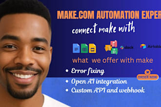 automate google sheets to gmail slack notifications with make com