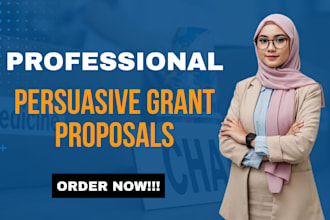 write clear and persuasive grant proposals to secure funding