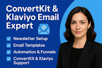 setup convertkit newsletter, be your convertkit or kit expert, email template