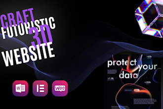 craft a futuristic 3d inspired wordpress website with smart SEO design