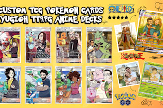 custom tcg pokemon card, yugioh mtg playing card, ttrpg anime card, yugioh deck